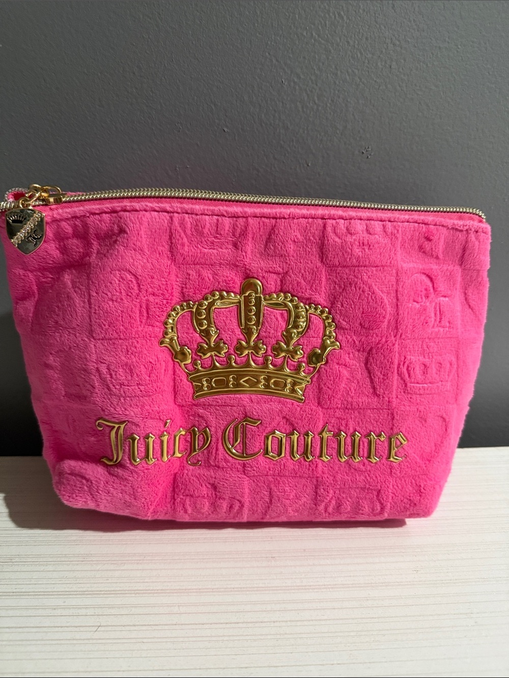 Juicy couture makeup bag